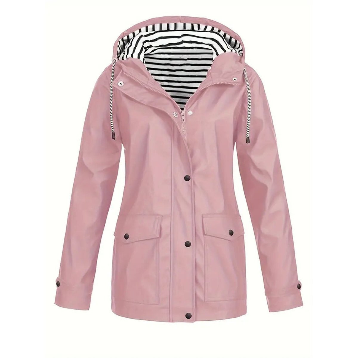 Mathilde – Dames Regenjas Van Polyester Met Knoopsluiting