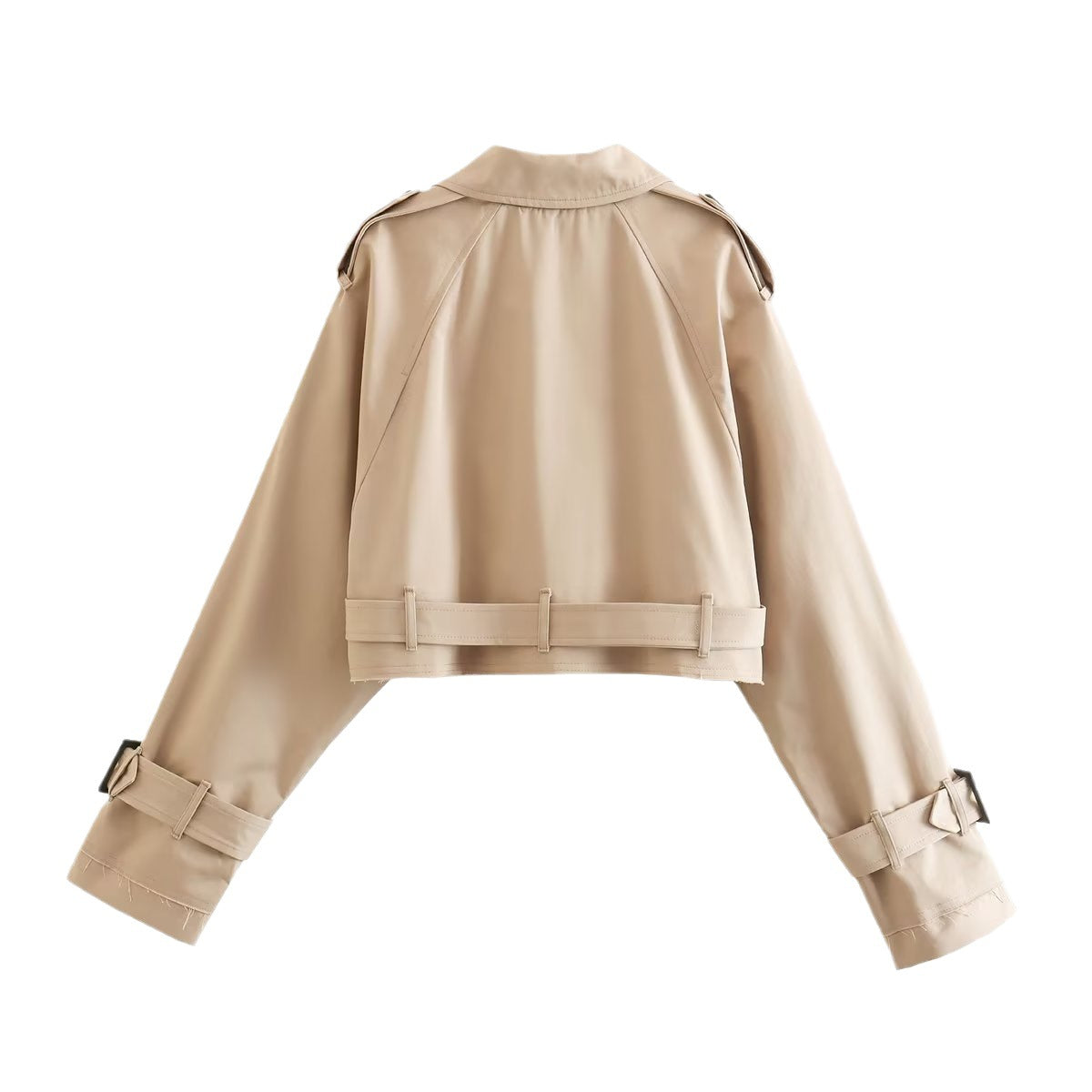 Élodie – lange trenchcoat met ceintuur en reverskraag