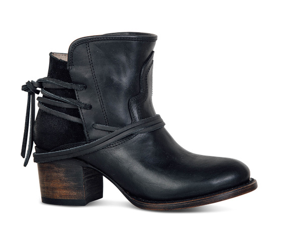 Amber – enkelhoge dames laarzen met veters en blokhak