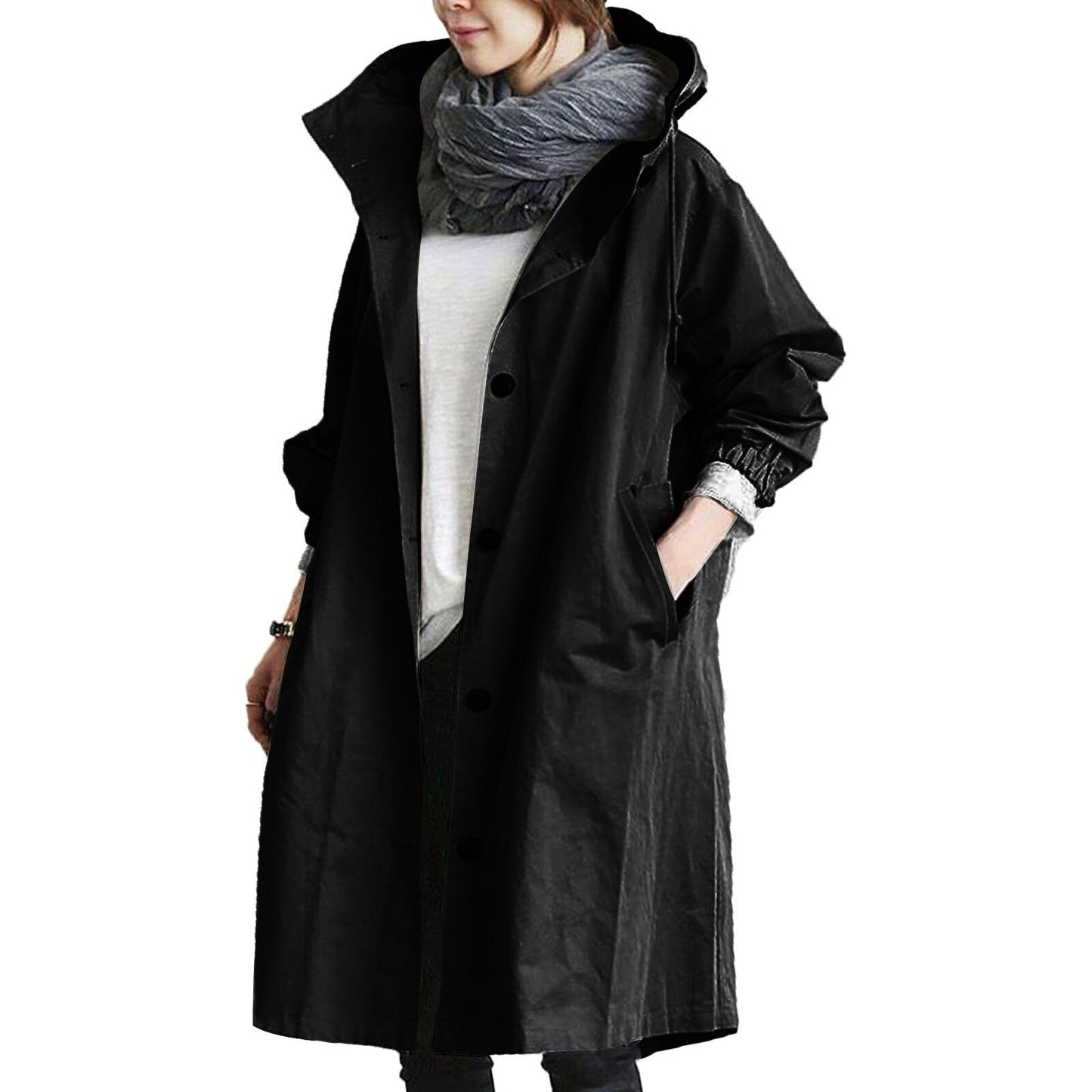 Rebecca – Waterdichte Dames Trenchcoat met capuchon