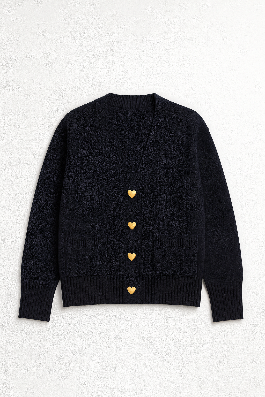 Lina – Gebreid Cardigan-vest Met Knoopsluiting