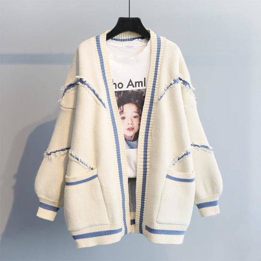 Jill – gestructureerd cardigan vest met Parijse stijl