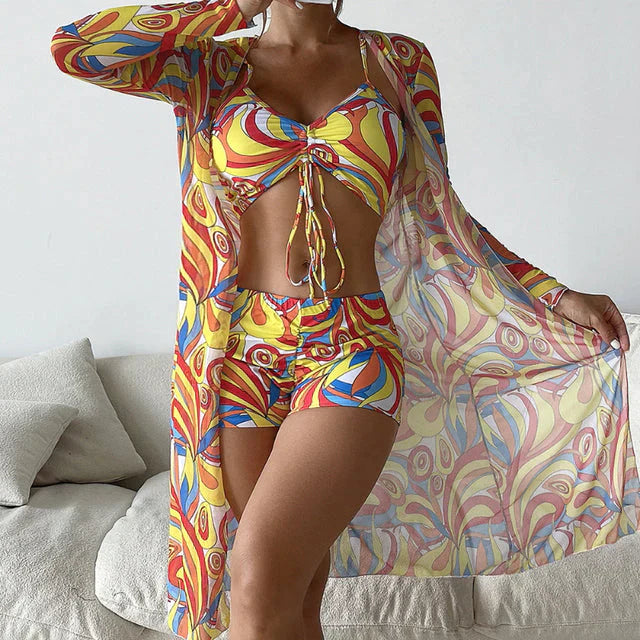 Natalia – Bikini set van ademende stof met flatterende pasvorm