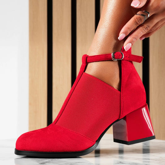 Patricia –  Suede Enkel Hak Laarzen