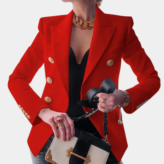 Gemma – getailleerde blazer met opstaande kraag