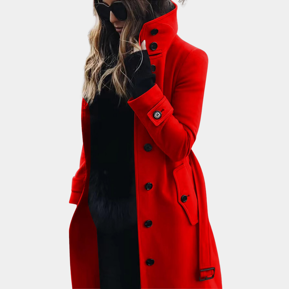 Claire – dames trenchcoat met getailleerde pasvorm