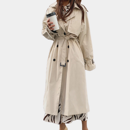 Ivana – Oversized Trenchcoat Met Tailleband