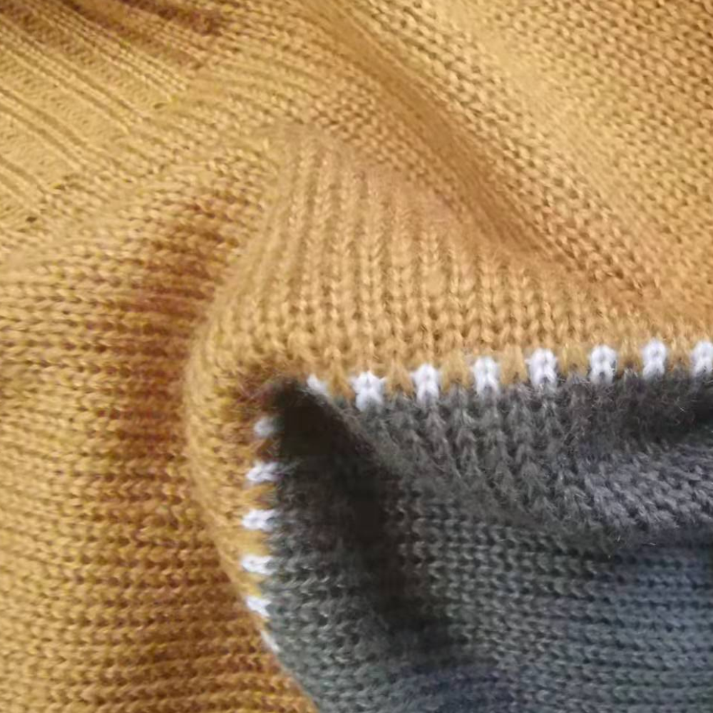 Claire – gebreide streepjes dames sweater