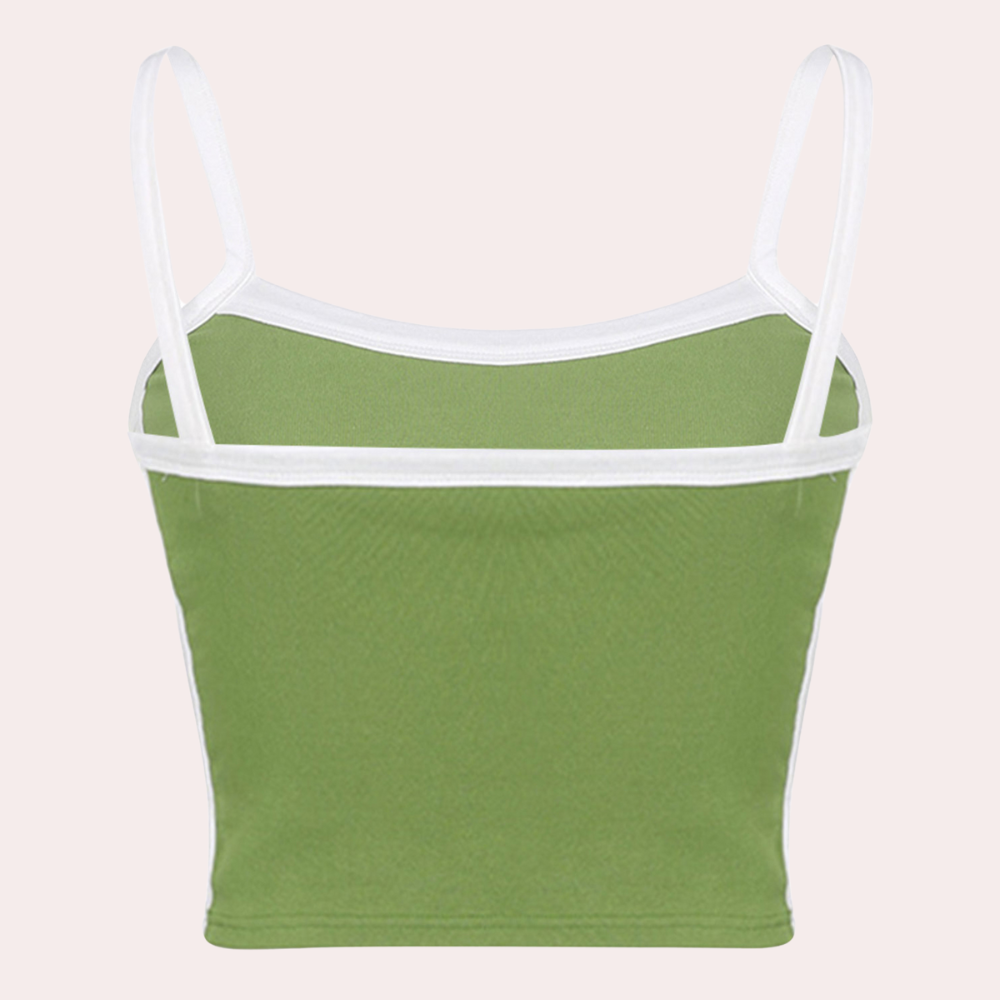 Arianna – Zomer top in lichtgewicht stof met ronde hals