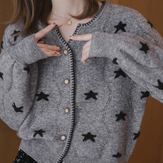 Kiana – gebreid cardigan vest van kasjmier