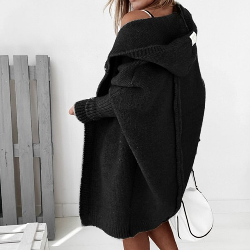 Carrie – Dames Cardigan Met Oversized Pasvorm En Lange Mouwen