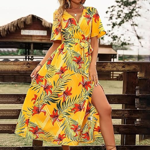 Camille – Zomer midi-jurk van linnenblend met gedetailleerde ceintuur
