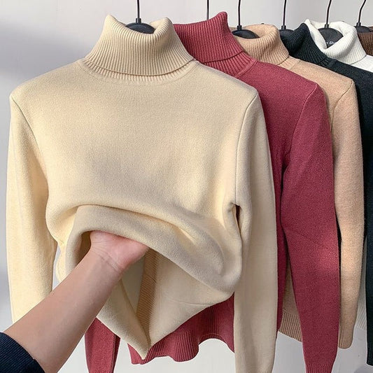 Isabelle – oversized cashmere coltrui met lange mouwen en heuplengte