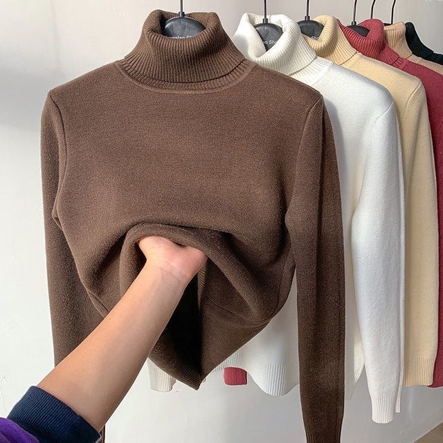 Isabelle – oversized cashmere coltrui met lange mouwen en heuplengte