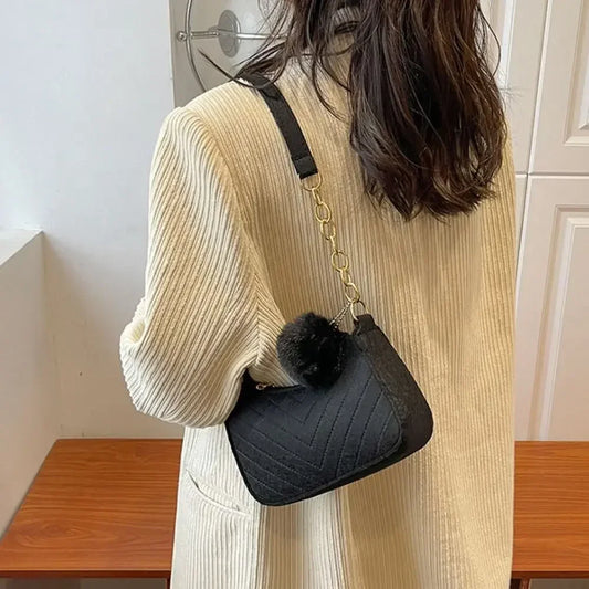 Lina – compacte schouder tas van pu leer met minimalistisch design