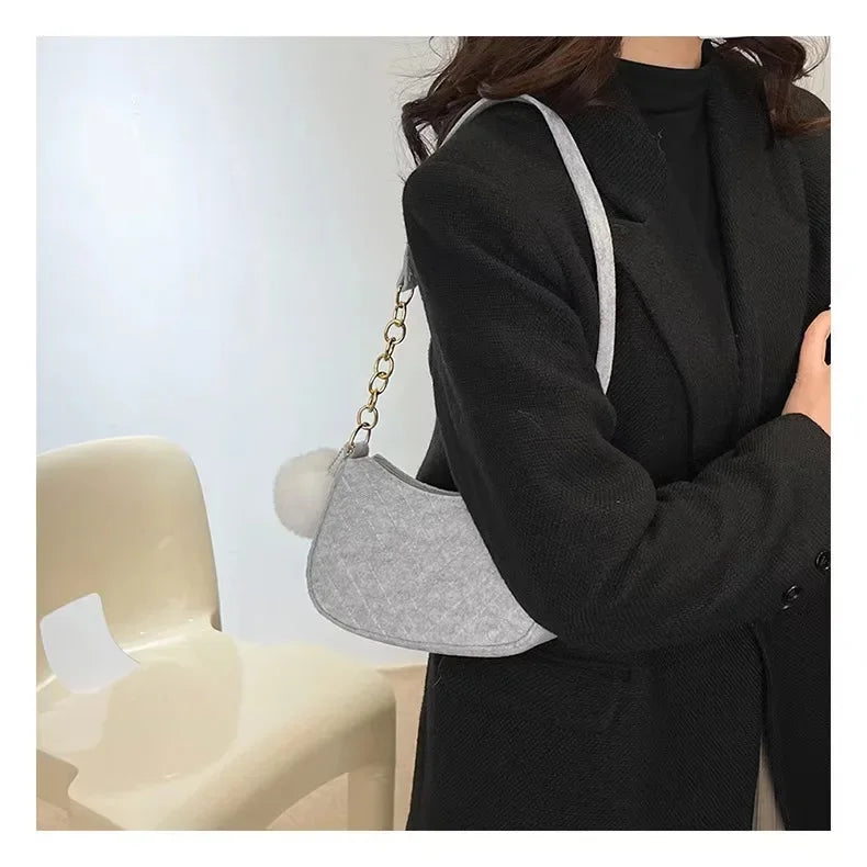 Lina – compacte schouder tas van pu leer met minimalistisch design