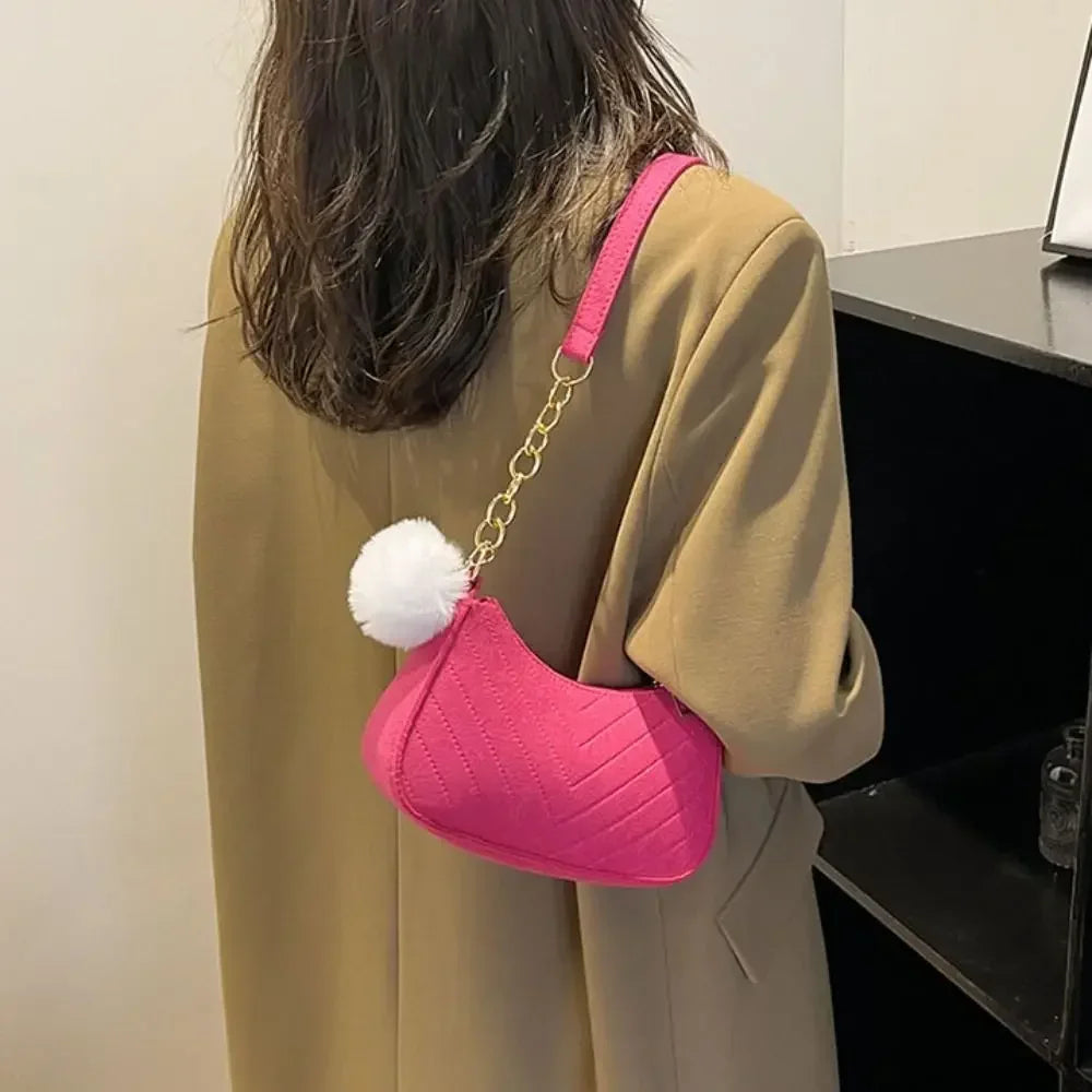 Lina – compacte schouder tas van pu leer met minimalistisch design