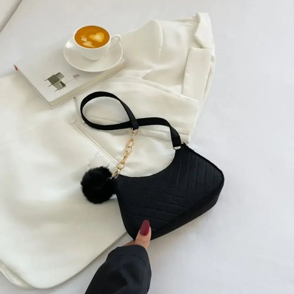 Lina – compacte schouder tas van pu leer met minimalistisch design