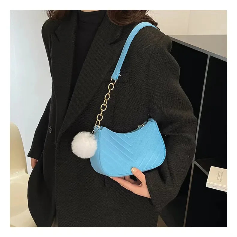 Lina – compacte schouder tas van pu leer met minimalistisch design