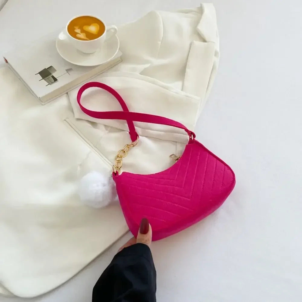 Lina – compacte schouder tas van pu leer met minimalistisch design