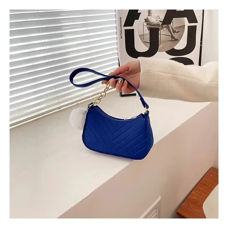 Lina – compacte schouder tas van pu leer met minimalistisch design