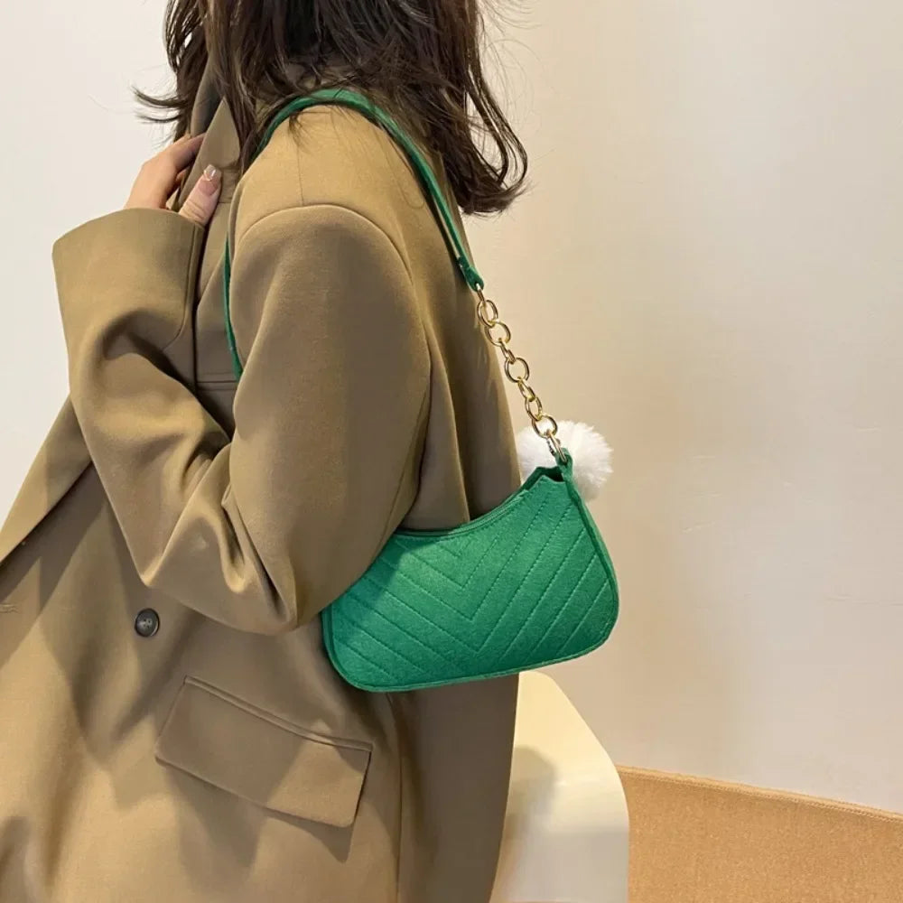 Lina – compacte schouder tas van pu leer met minimalistisch design