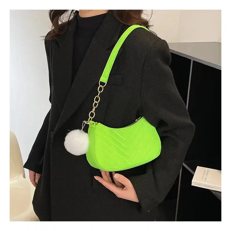 Lina – compacte schouder tas van pu leer met minimalistisch design