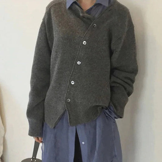 Kaitlin – cardigan vest van polyester