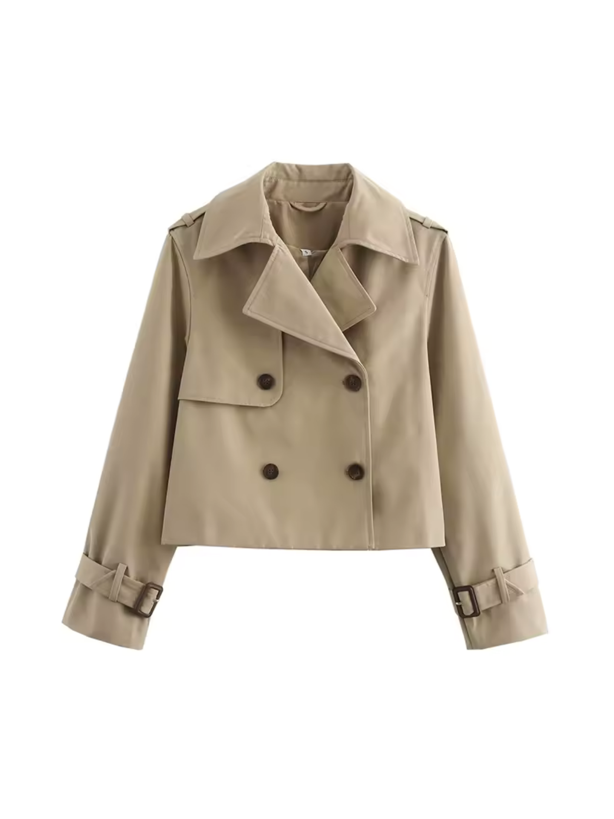 Charlotte – dames trenchcoat met reverskraag en dubbelrijige sluiting