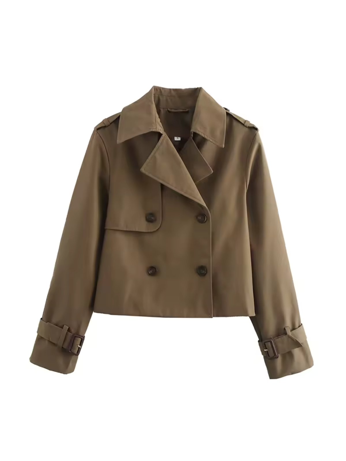 Charlotte – dames trenchcoat met reverskraag en dubbelrijige sluiting