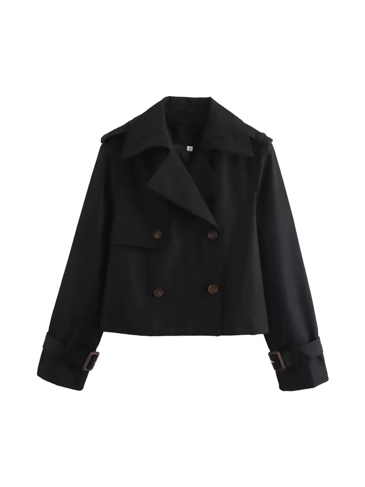 Charlotte – dames trenchcoat met reverskraag en dubbelrijige sluiting