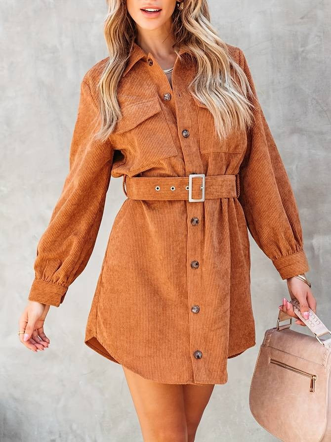 Luna – Mouwloze midi Denim zomer jurk