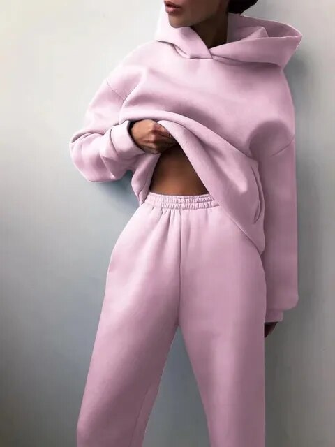 Émilie – dames joggingset met kaptrui en broek