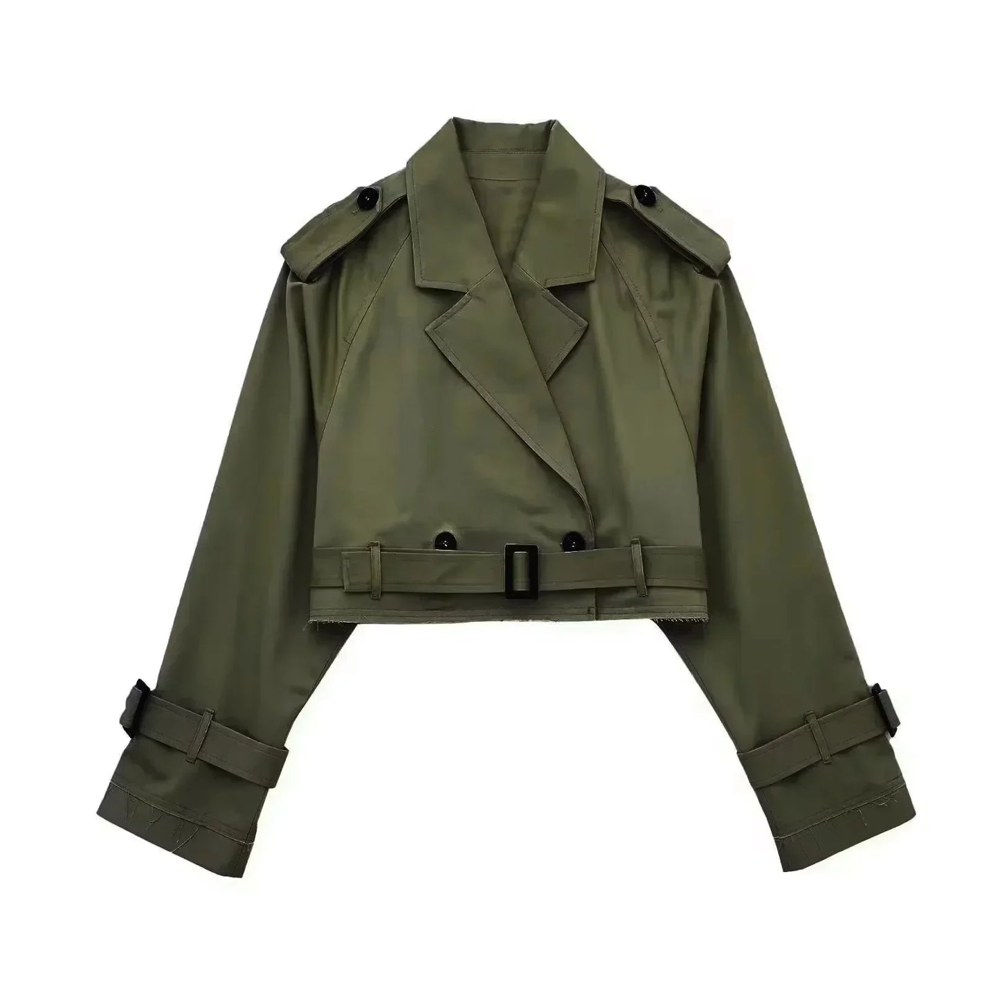 Juliette – Korte Trenchcoat Met Tailleriem