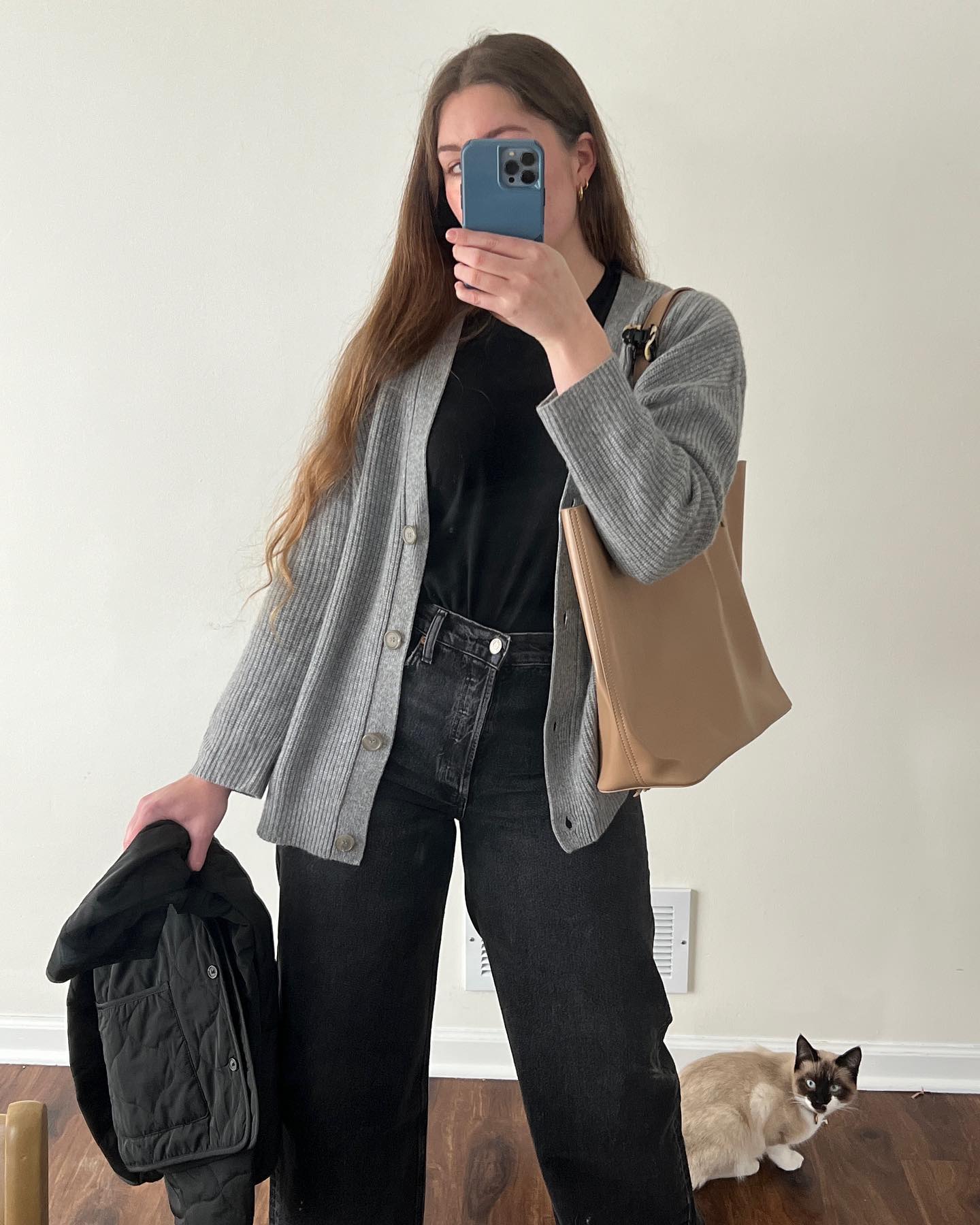 Sophie – kasjmier cardigan vest met breistructuur