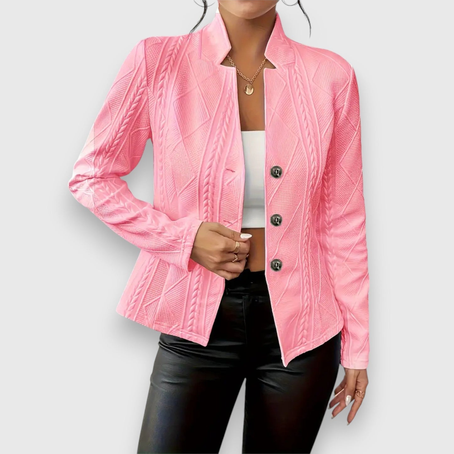 Claire – Getailleerde blazer met reverskraag