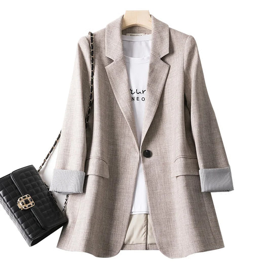 Juliette – Casual Blazer Met Lange Mouwen En Getailleerde Pasvorm