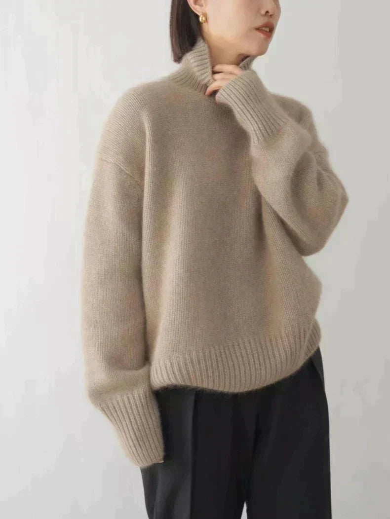 Aada – Gebreide Oversized Kasjmier Coltrui
