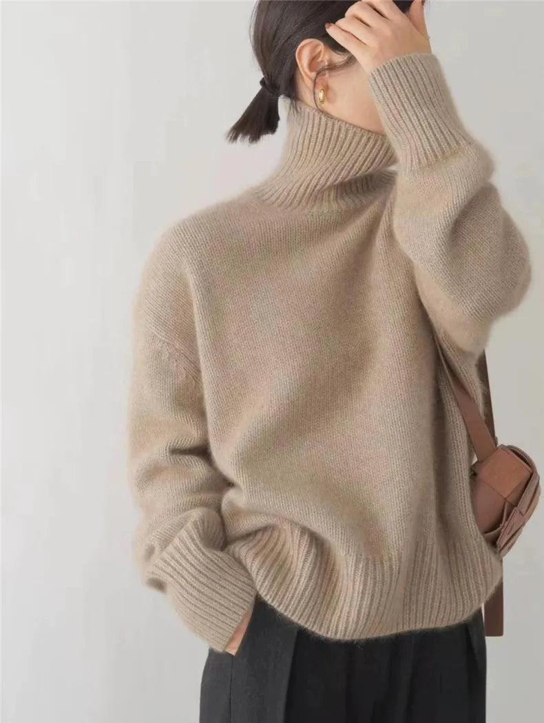 Aada – Gebreide Oversized Kasjmier Coltrui