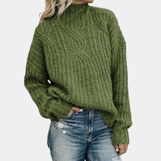Melanie – oversized zacht gebreide damestrui