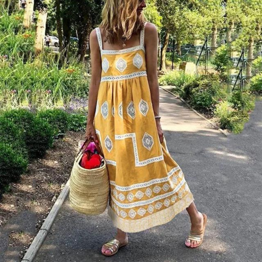 Rowan - vintage boho zomerjurk