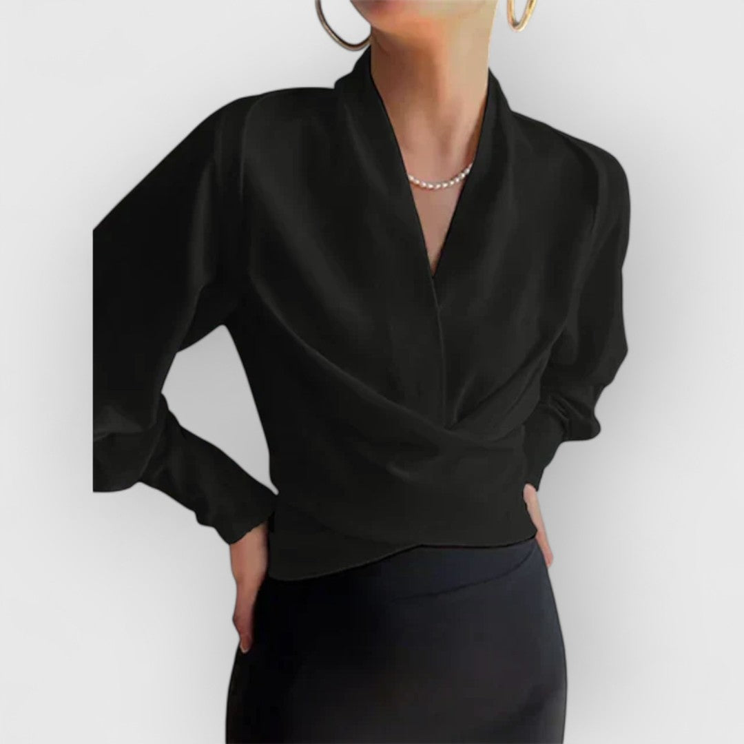 Juliet – blouse met puffmouwen
