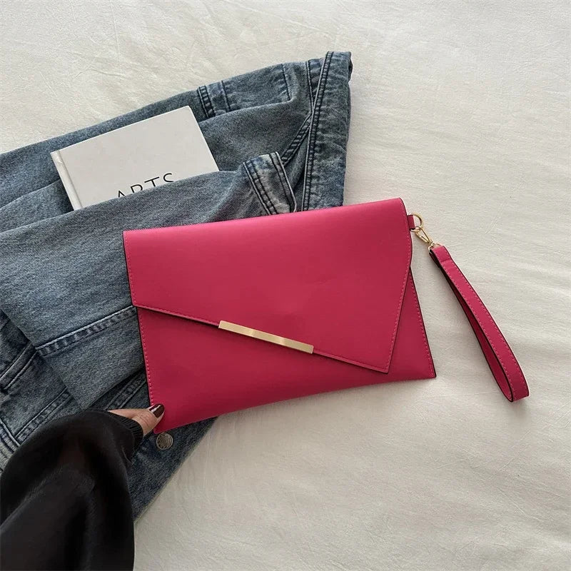 Elin – Luxe Pu-lederen Wristlet Met Minimalistisch Design