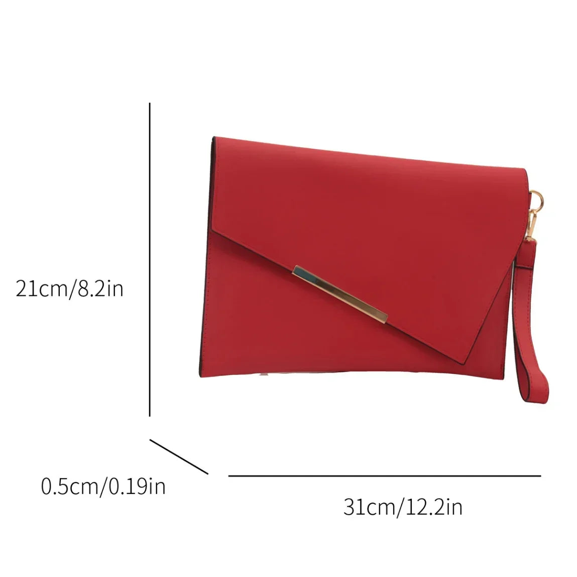 Elin – Luxe Pu-lederen Wristlet Met Minimalistisch Design