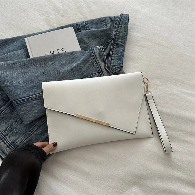 Elin – Luxe Pu-lederen Wristlet Met Minimalistisch Design