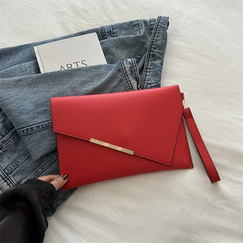 Elin – Luxe Pu-lederen Wristlet Met Minimalistisch Design