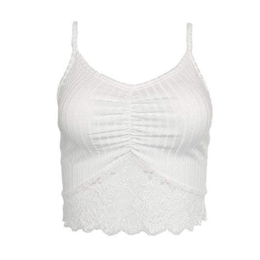 Elena – Kanten bustier Top Met verstelbare bandjes