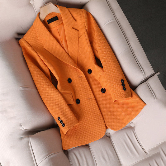 Nina – single-breasted herfstblazer met lange mouwen