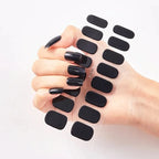 Semi-Cured Nail Strips - Dark Red