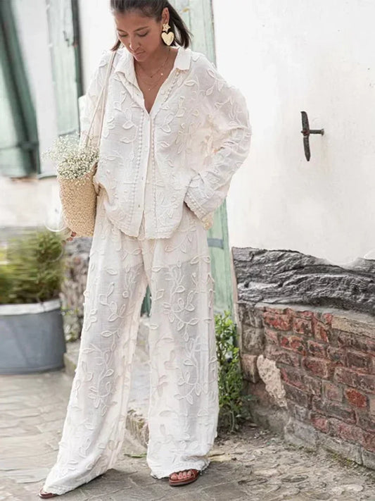 Nina – lounge zomer set van ademende stof met comfortabele fit
